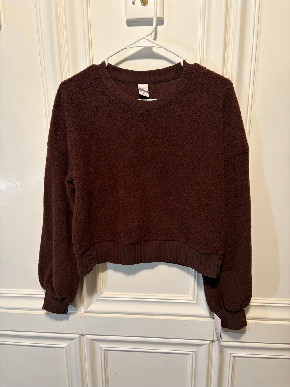 Auden Chocolate Brown Crew Neck Pullover Sweater